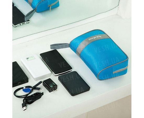 Товар распродан - Органайзер-косметичка Storge bag. Голубой - Тумбы для хранения, фото 1