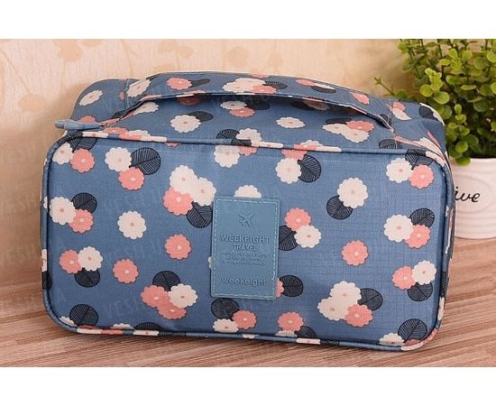 Товар распродан - Органайзер в дорогу Qianyecao Travel (Голубой в цветочки) - Тумбы для хранения, фото 1 Товар распродан - Органайзер в дорогу Qianyecao Travel (Голубой в цветочки) - Тумбы для хранения, фото 1