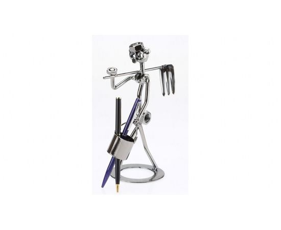 Товар распродан - ПЖ Дачник с граблями - Статуэтки, фото 1