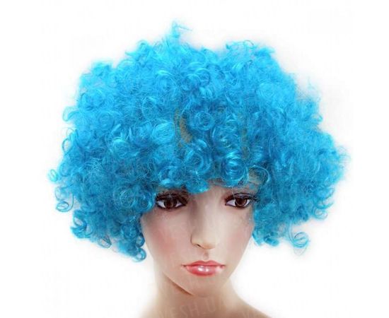 Товар распродан - Парик Клоуна голубой - Парики и шиньоны, фото 1
