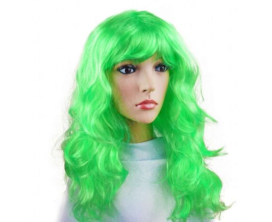 Товар распродан - Парик Волнистый зеленый - Парики и шиньоны, фото 1