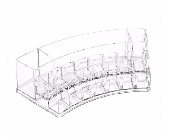 Товар распродан - Пластиковый органайзер для косметики закругленный (yh-1066) - Подставки и органайзеры для косметики, фото 1