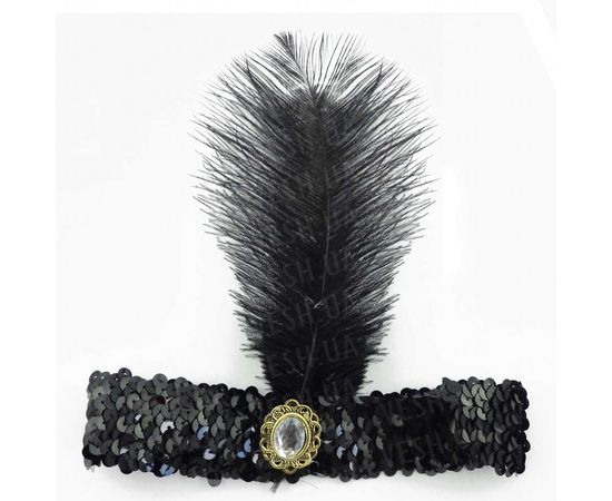 Товар распродан - Повязка Чикаго черная - Карнавальные шляпы, фото 1