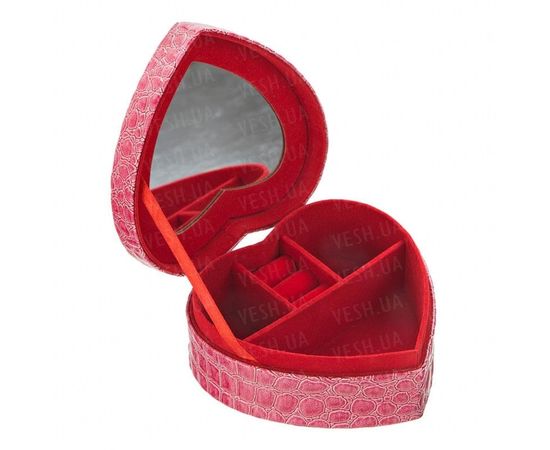 Товар распродан - Шкатулка для украшений в виде сердца. Розовая - Футляры для драгоценностей, фото 1