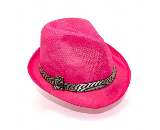 Товар распродан - Шляпа Федора малиновая - Карнавальные шляпы, фото 1