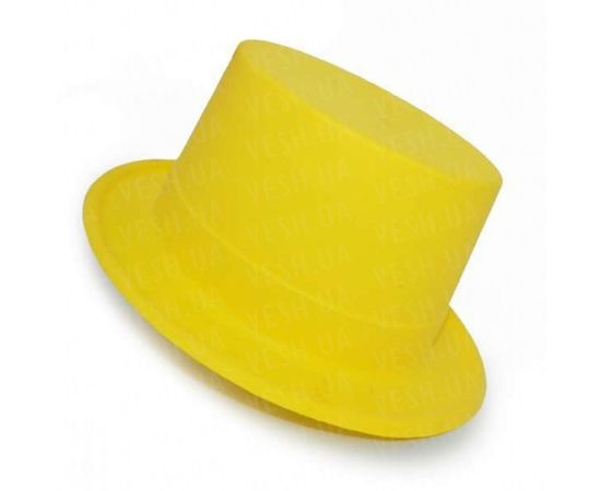 Товар распродан - Шляпа Цилиндр с лентой Флок - Карнавальные шляпы, фото 1