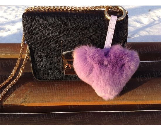 Товар распродан - Сердце - брелок Luxury. Сиреневый. - Брелки, фото 1