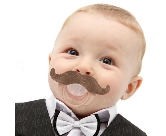 Товар распродан - Соска с усами Мушкетер #3 - Пустышки для младенцев, фото 1