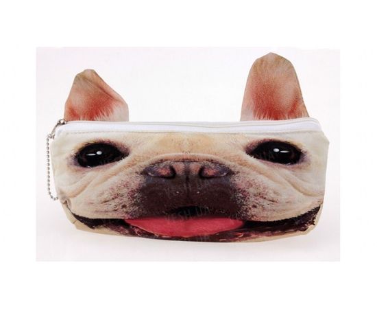 Товар распродан - Сумочка пенал Собака Бульдог - Чехлы для ключей, фото 1