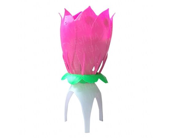 Товар распродан - Свеча Лотос маленькая - Свечи для торта, фото 1