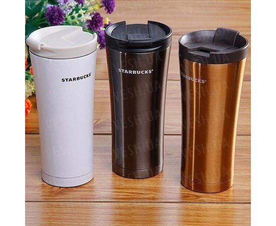 Товар распродан - Термокружка Starbucks Smart Cup Темное серебро - Термосы и термокружки, фото 1