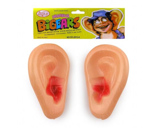 Товар распродан - Уши Человека большие - Карнавальные аксессуары, фото 1