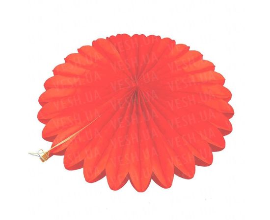 Товар распродан - Веерный круг тишью 30 см красный 0007 - Аксессуары для праздника, фото 1 Товар распродан - Веерный круг тишью 30 см красный 0007 - Аксессуары для праздника, фото 1