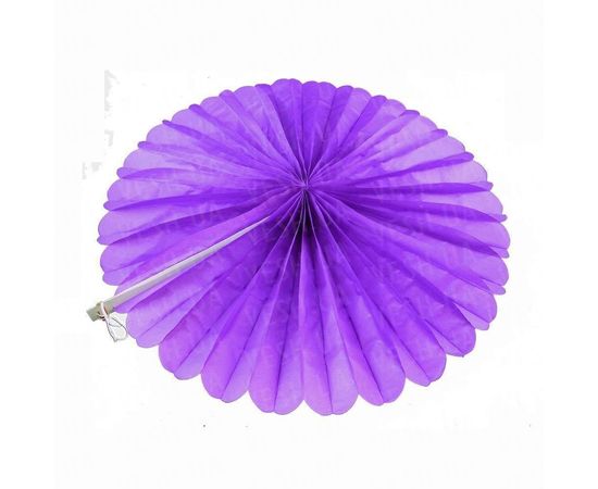 Товар распродан - Веерный круг тишью 40 см фиолетовый 0021 - Аксессуары для праздника, фото 1 Товар распродан - Веерный круг тишью 40 см фиолетовый 0021 - Аксессуары для праздника, фото 1