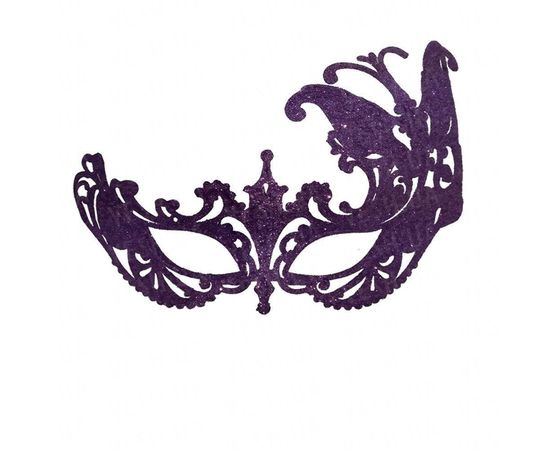 Товар распродан - Венецианская маска Баттерфлай фиолетовая - Карнавальные маски, фото 1