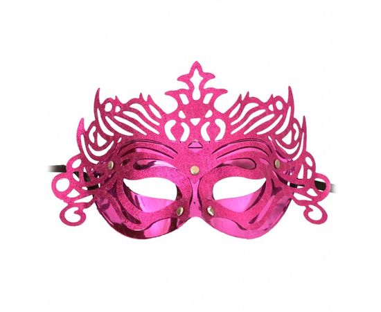 Товар распродан - Венецианская маска Изабелла малиновая - Карнавальные маски, фото 1