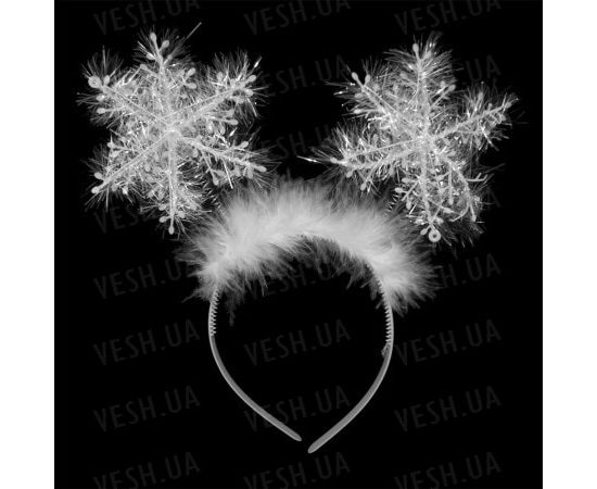 Товар распродан - Антенки Снежинки - Карнавальные шляпы, фото 1