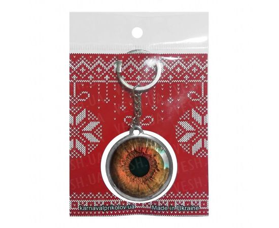 Товар распродан - Брелок двухсторонний Глаз красный - Брелки, фото 1