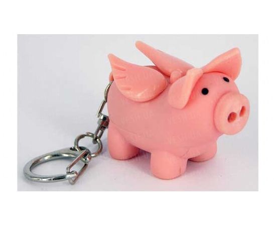 Товар распродан - Брелок свинья с крылышками - Брелки, фото 1