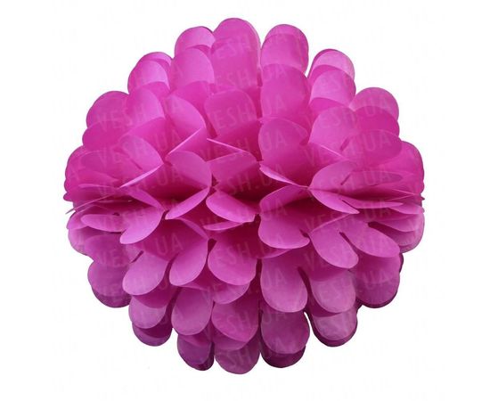 Товар распродан - Бумажный шар цветок 30 см малиновый 0009 - Аксессуары для праздника, фото 1 Товар распродан - Бумажный шар цветок 30 см малиновый 0009 - Аксессуары для праздника, фото 1