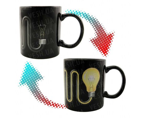 Товар распродан - Чашка хамелеон Лампочка с проводом - Чашки, фото 1 Товар распродан - Чашка хамелеон Лампочка с проводом - Чашки, фото 1