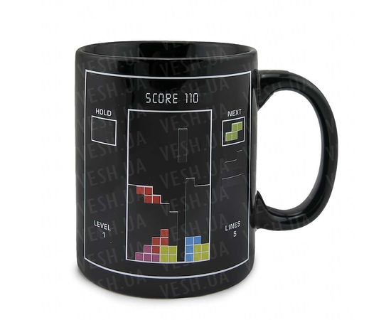 Товар распродан - Чашка хамелеон Тетрис - Чашки, фото 1