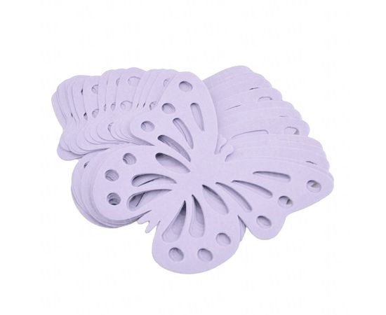 Товар распродан - Декор бумажный Бабочки уп. 24шт фиалковый - Аксессуары для праздника, фото 1