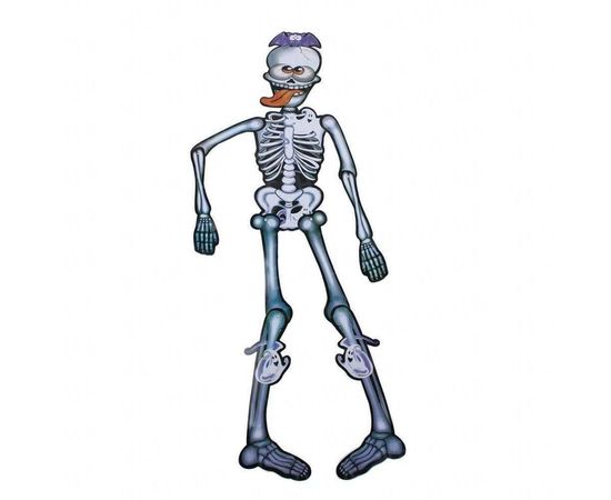 Товар распродан - Декор настенный 85 см Скелет с языком - Аксессуары для праздника, фото 1 Товар распродан - Декор настенный 85 см Скелет с языком - Аксессуары для праздника, фото 1