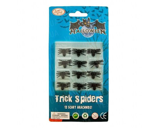 Товар распродан - Декоративные Пауки уп. 12 шт - Аксессуары для праздника, фото 1 Товар распродан - Декоративные Пауки уп. 12 шт - Аксессуары для праздника, фото 1