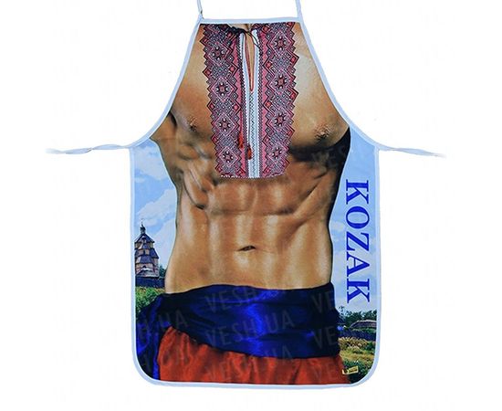 Товар распродан - Фартук прикольный Премиум Козак - Фартуки передники, фото 1