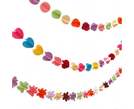 Товар распродан - Гирлянда бумажная 3D Шарики (красный) - Аксессуары для праздника, фото 1 Товар распродан - Гирлянда бумажная 3D Шарики (красный) - Аксессуары для праздника, фото 1