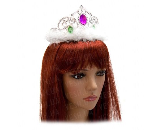 Товар распродан - Корона Новый Год с пухом - Карнавальные шляпы, фото 1 Товар распродан - Корона Новый Год с пухом - Карнавальные шляпы, фото 1