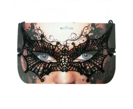 Товар распродан - Кружевная маска Секрет Летучей мыши черная - Карнавальные маски, фото 1