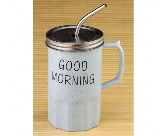 Товар распродан - Кружка - банка Good morning loft лофт 4 цвета - Чашки, фото 1