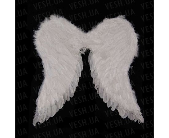 Товар распродан - Крылья Амура большие 55х55 см белые - Карнавальные аксессуары, фото 1