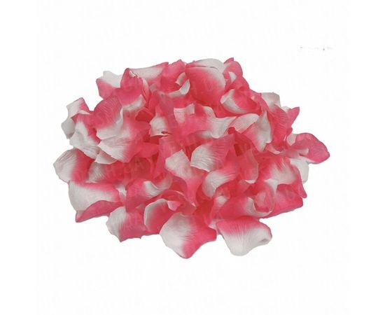 Товар распродан - Лепестки роз уп. 120шт розово-белые - Сушеные цветы растения, фото 1