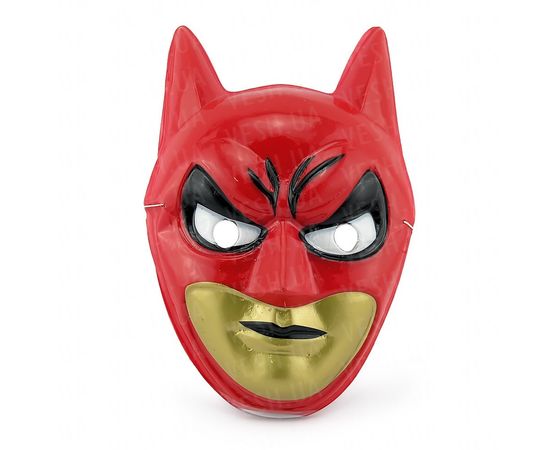 Товар распродан - Маска Детская Бэтмен уп. 12 шт пластик - Карнавальные маски, фото 1