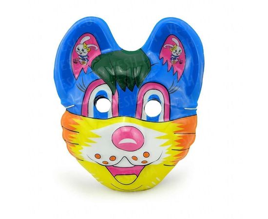 Товар распродан - Маска Детская Котик уп. 12 шт пластик - Карнавальные маски, фото 1