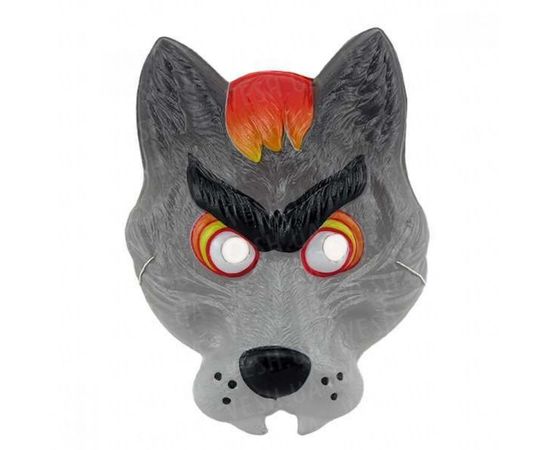 Товар распродан - Маска Детская Волк уп. 12 шт пластик - Карнавальные маски, фото 1