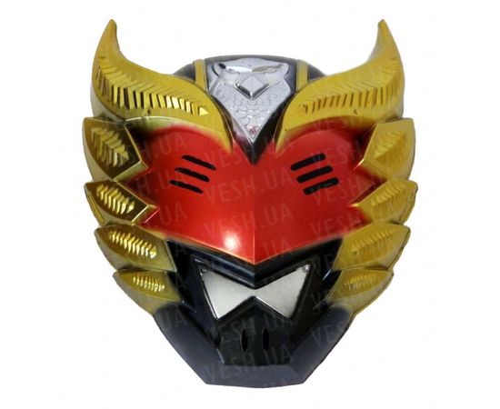 Товар распродан - Маска пластик Хищник золото - Карнавальные маски, фото 1
