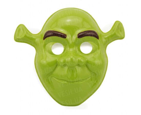 Товар распродан - Маска пластик Шрек - Карнавальные маски, фото 1