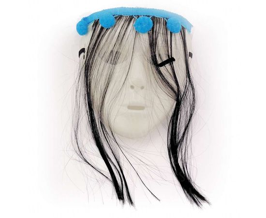 Товар распродан - Маска пластик Самара с волосами - Карнавальные маски, фото 1