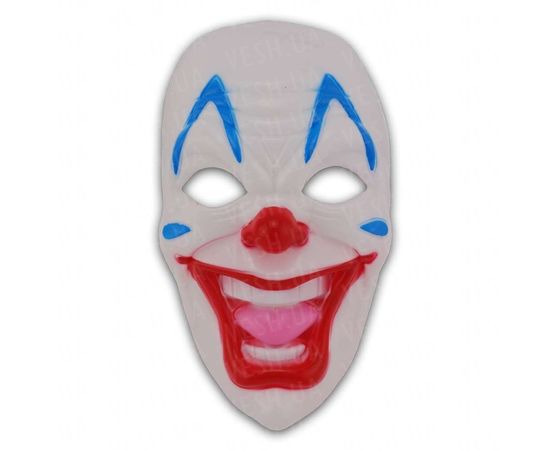 Товар распродан - Маска пластик Злой Клоун - Карнавальные маски, фото 1