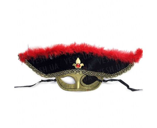 Товар распродан - Маска шляпа Пиратская - Карнавальные маски, фото 1