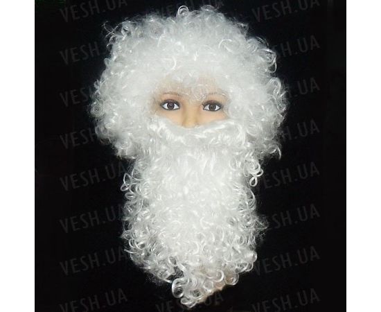 Товар распродан - Набор Деда Мороза парик, борода - Карнавальные маски, фото 1