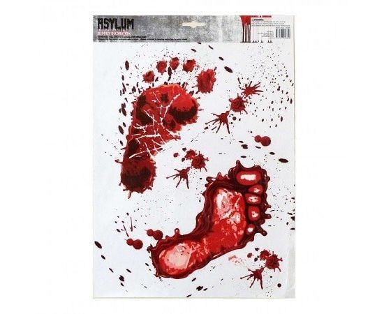 Товар распродан - Наклейки кровавые Ноги - Аксессуары для праздника, фото 1 Товар распродан - Наклейки кровавые Ноги - Аксессуары для праздника, фото 1