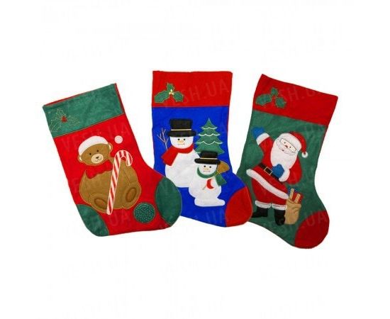 Товар распродан - Новогодний носок - Аксессуары для праздника, фото 1