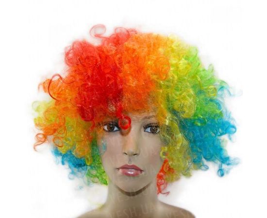 Товар распродан - Парик Клоуна радуга - Парики и шиньоны, фото 1