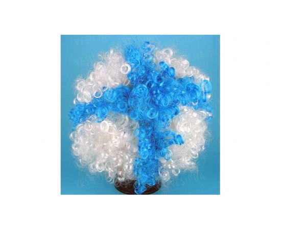 Товар распродан - Парик бело синий - Карнавальные шляпы, фото 1