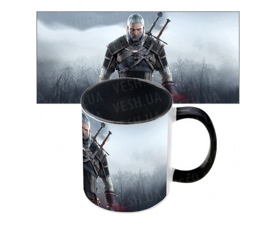 Товар распродан - Подарочная чашка Ведьмак - Чашки, фото 1